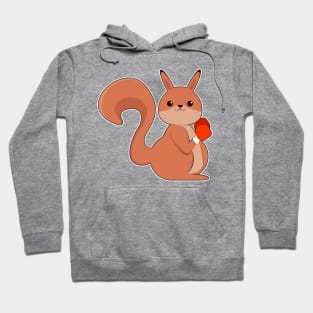 Squirrel as Boxer with Boxing gloves Hoodie